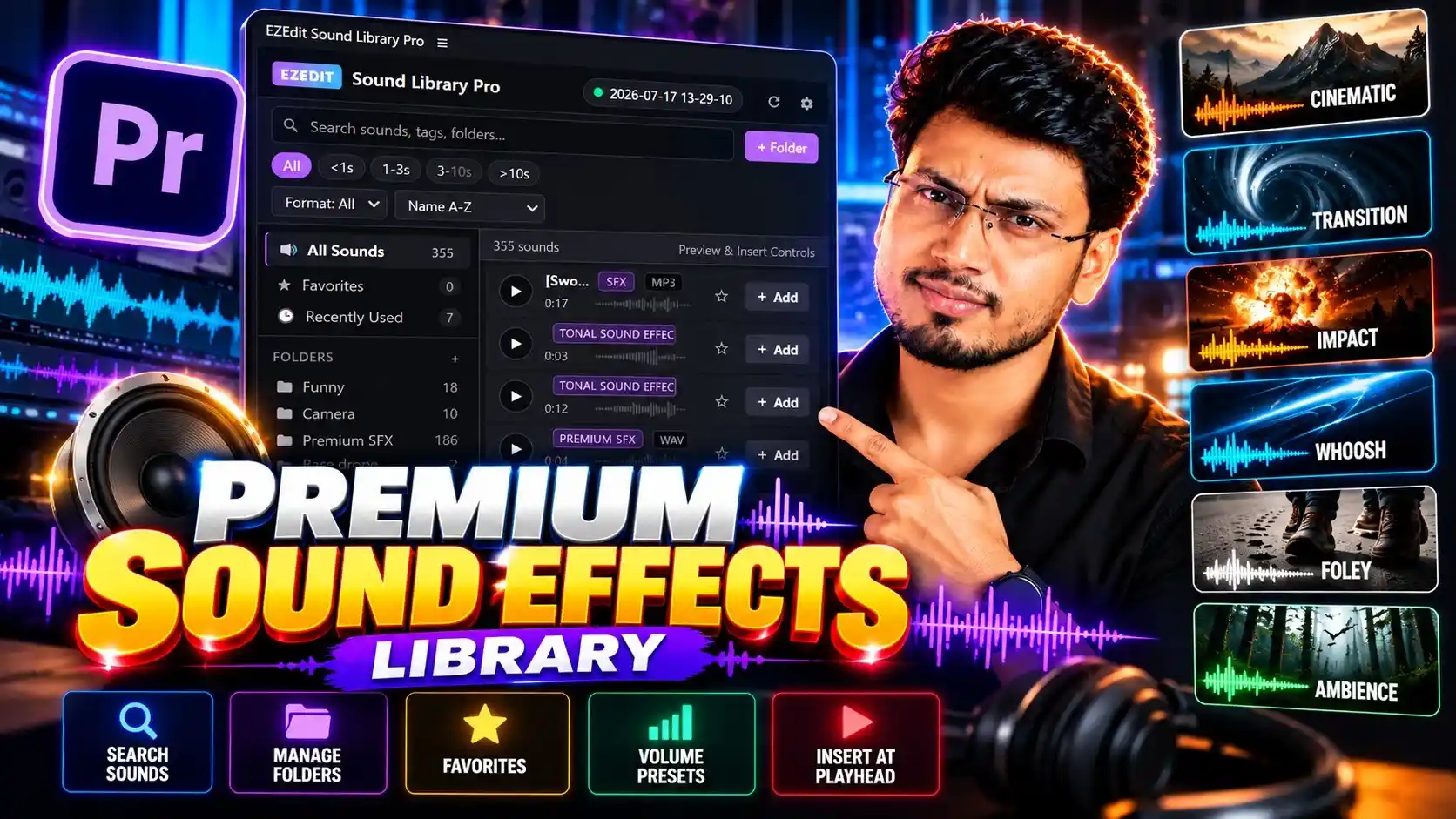 EZEdit Sound Library Pro